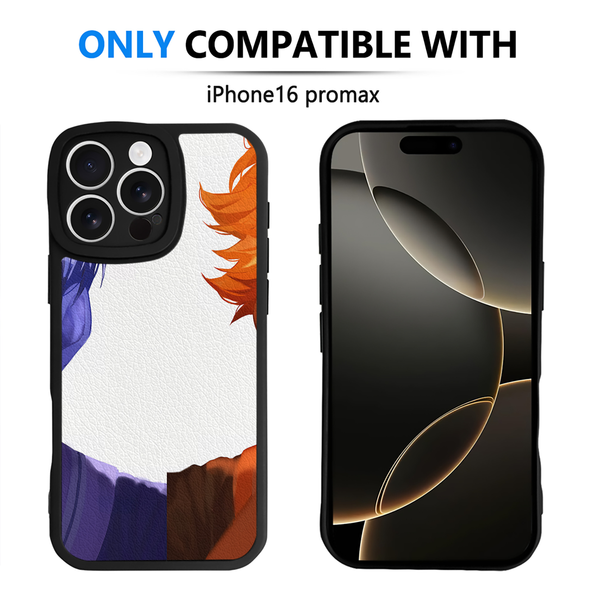 （画像用） ハイキュー!! Haikyu!! 【iPhone 16シリーズ対応】シリコンスマホケース（レザー調） 材質：シリコン